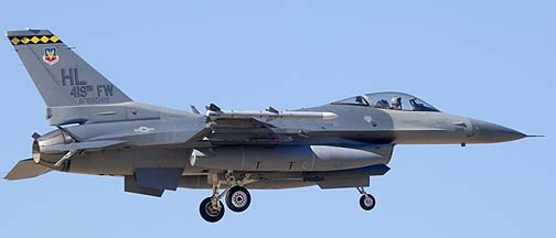 General Dynamics F-16C Block 40B Fighting Falcon 88-0419 of the 4th Fighter Squadron Fightin' Fuujins